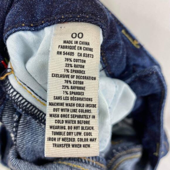 AMERICAN EAGLE Blue Mid Rise Distressed Denim Shorts - Picture 4 of 8